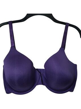 36DD Self Expressions MAIDENFORM Bra Purple T-Shirt Underwire 05844